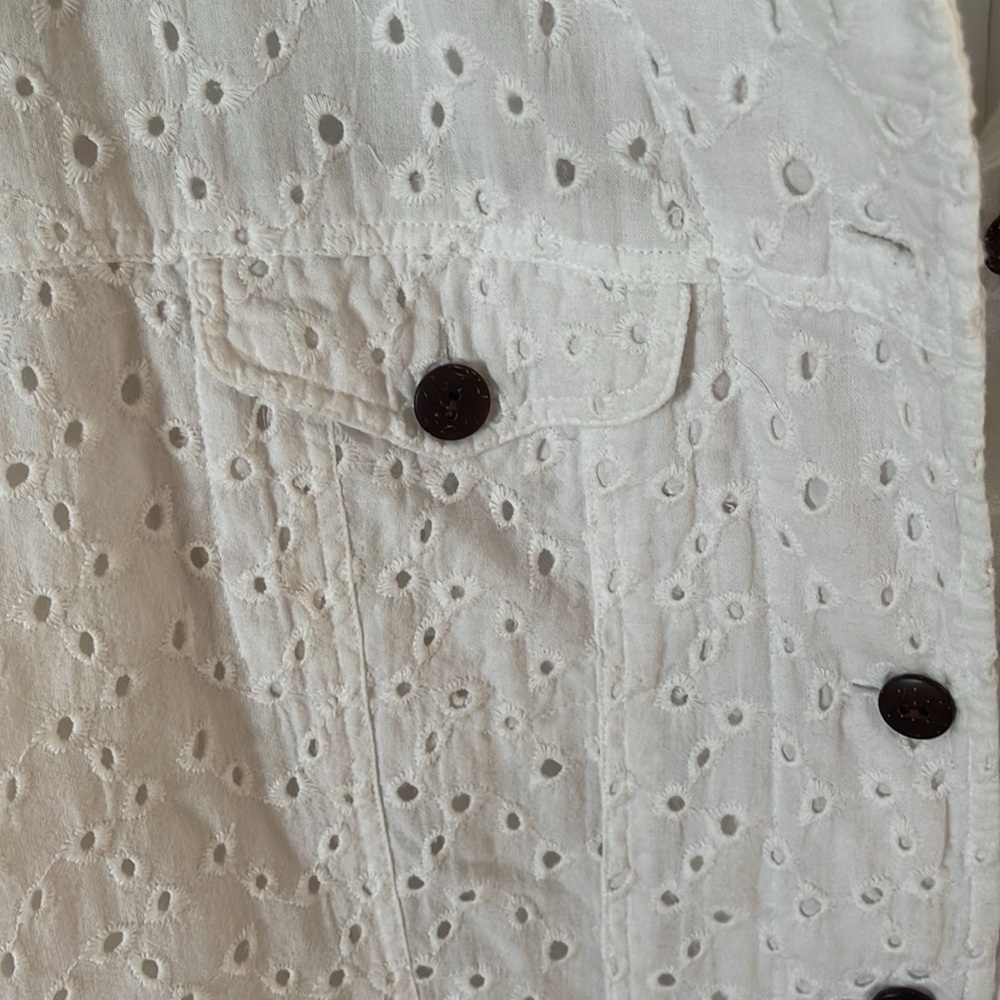 Patchington Eyelets White Medium Jacket - image 3